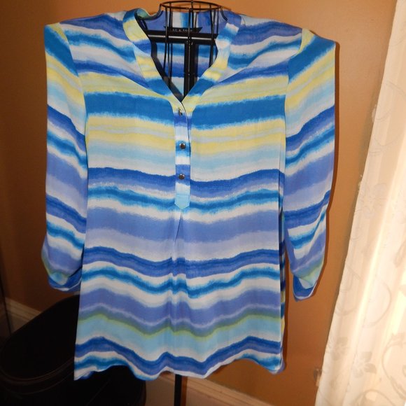 Ladies Zac & Rachel Tunic - Blouse - Top  ~~ Size L - Picture 1 of 7